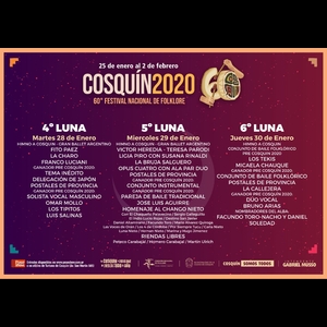 GRINFELD - Festival de Cosquin 2020 - Grilla