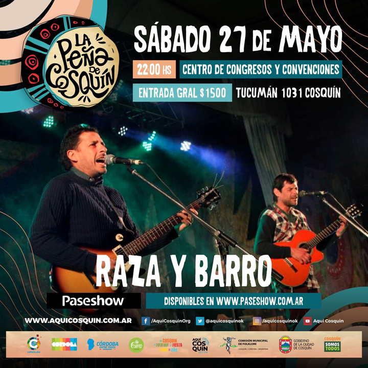 Grinfeld - La Peña de Cosquin 27 de Mayo 2023 - Raza y Barro