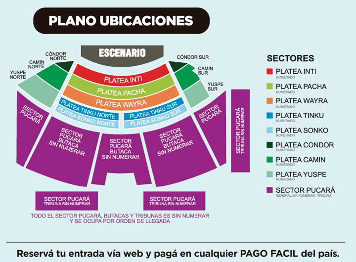 Grinfeld - Plano ubicaciones Festival de Cosquin 2022